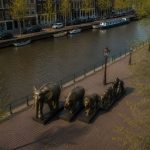 Kingdom of Giants monumental wildlife sculpture collection by FORMA Sculptures, featuring elephant, rhinoceros, lion, leopard, and gorilla sculptures for public parks, waterfronts, and luxury developments.